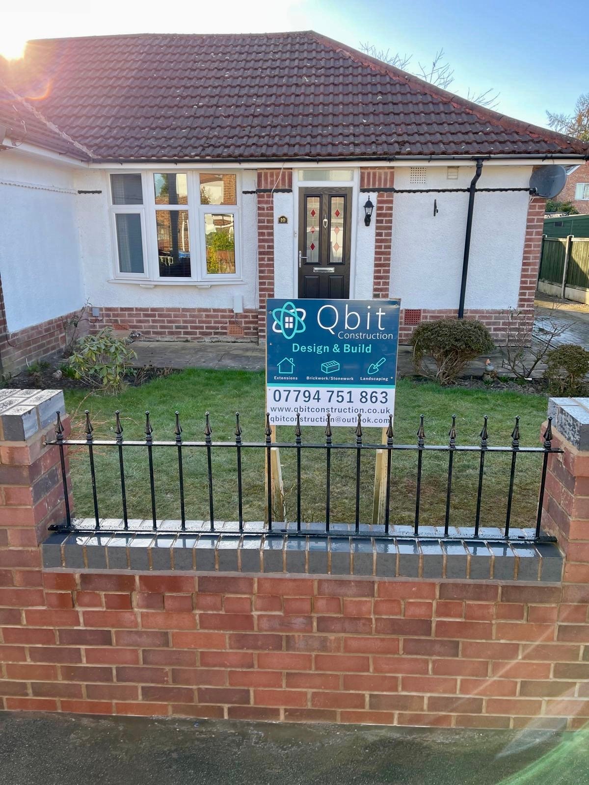 Qbit Construction Signage